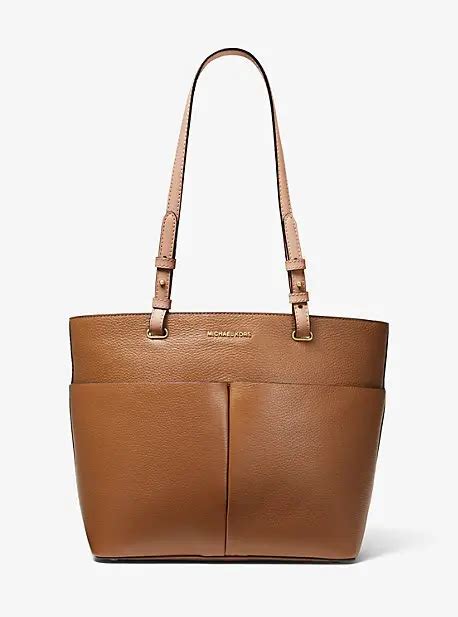 michael kors brown ostrich bag|bedford medium pebbled leather tote.